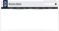 Desktop Screenshot of bereansaflame.org